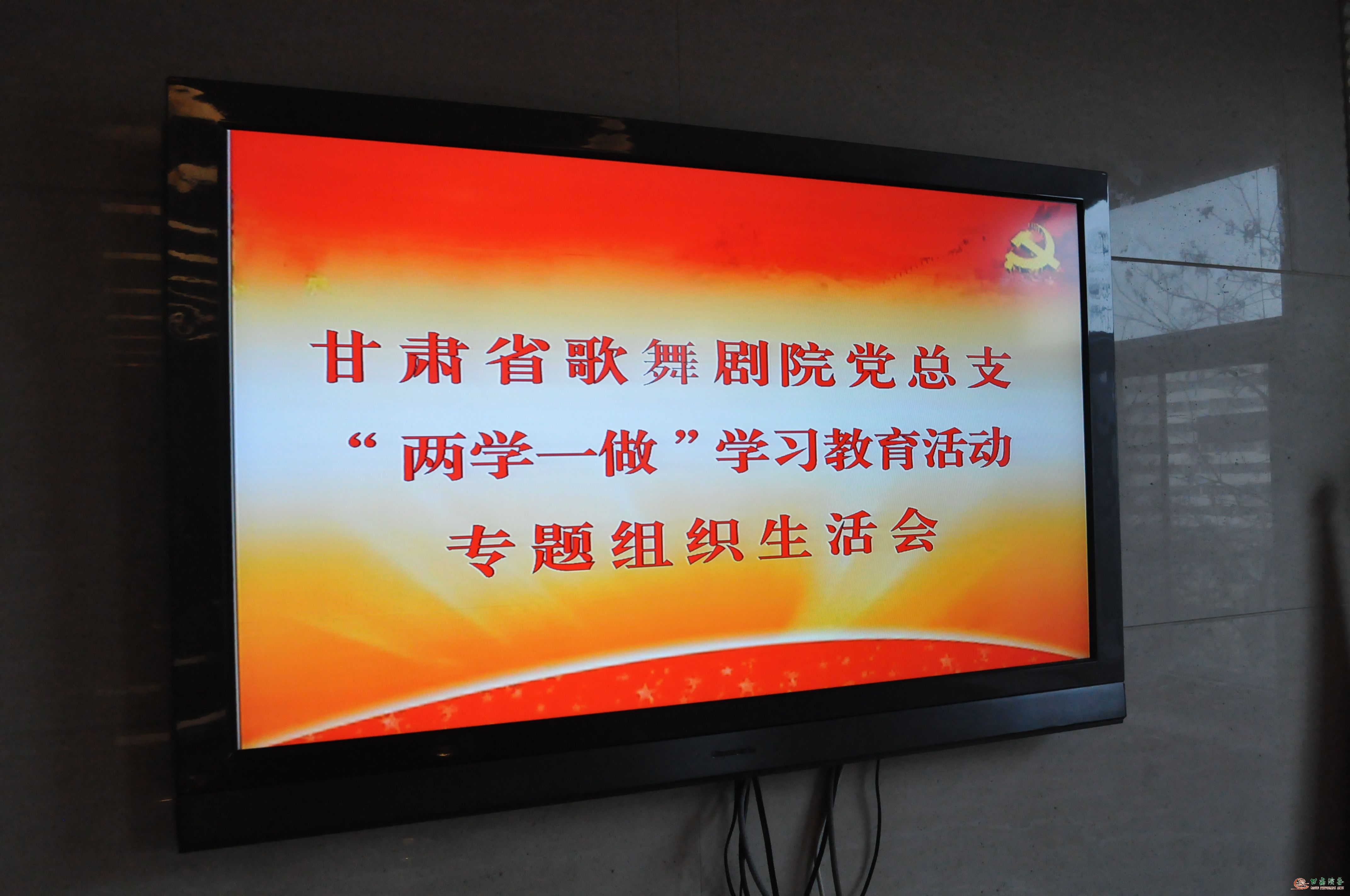 深入踐行“兩學(xué)一做”，切實提高黨性修養(yǎng)——甘肅省歌舞劇院黨總支召開“兩學(xué)一做”專題組織生活會